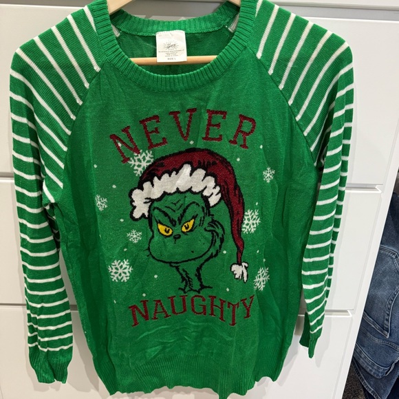 Dr. Seuss Green Grinch Holiday Sweater - Picture 2 of 4